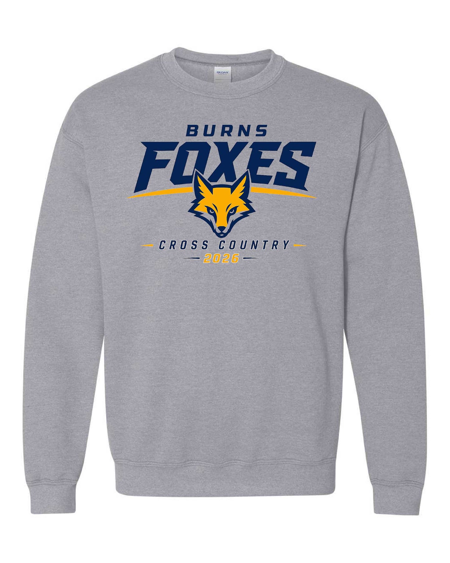 BURNS FOXES CROSS COUNTRY GRAY APPAREL