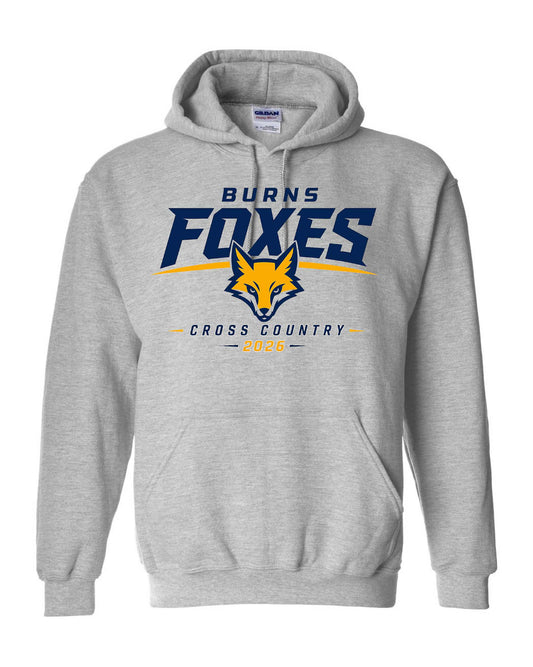 BURNS FOXES CROSS COUNTRY GRAY APPAREL