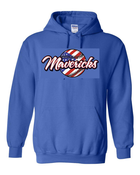 MAVERICKS GILDAN HOODED SWEATSHIRT