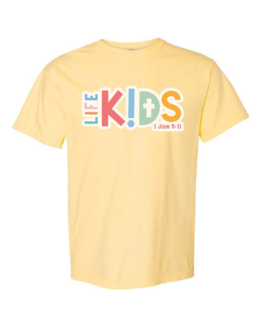 ABUNDANT LIFE LOGO COMFORT COLORS TEE