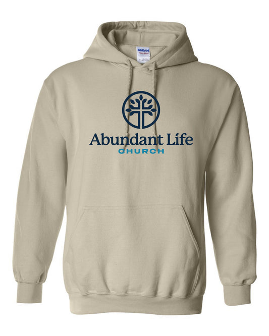 ABUNDANT LIFE SAND HOODED SWEATSHIRT