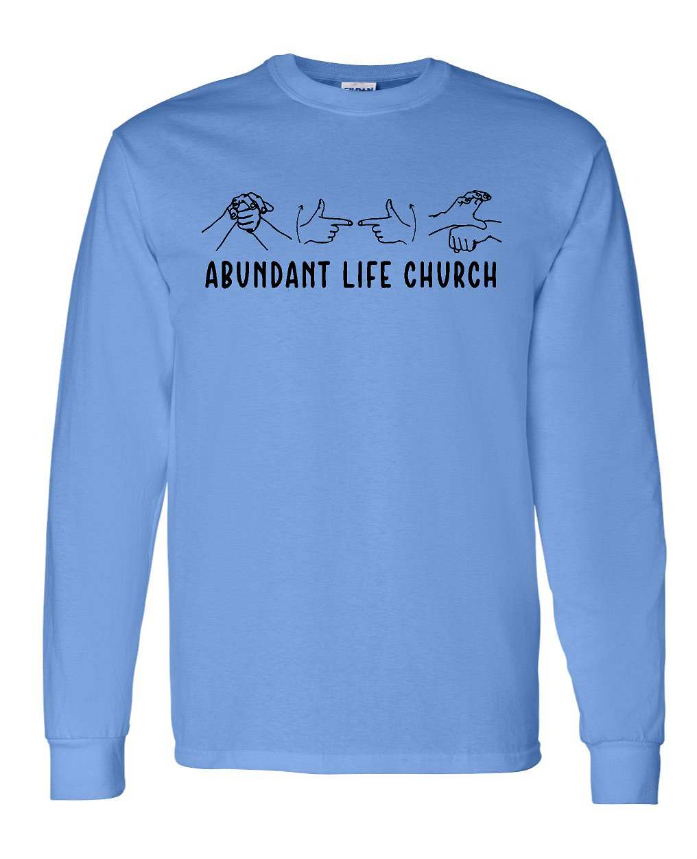 ABUNDANT LIFE SIGN LANGUAGE LONG SLEEVE TEE