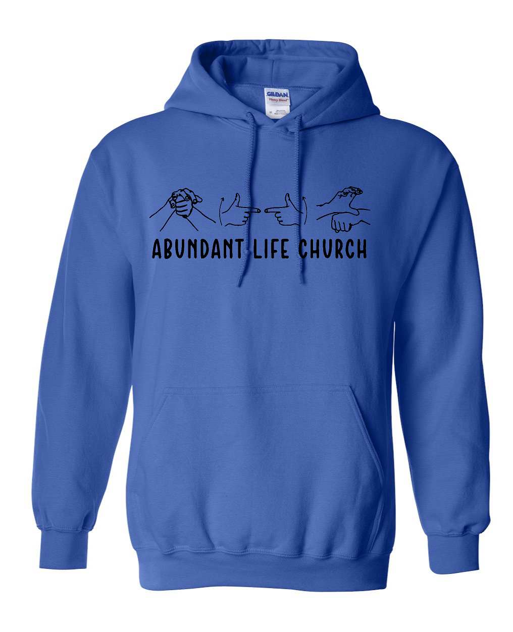 ABUNDANT LIFE SIGN LANGUAGE HOODED SWEATSHIRT