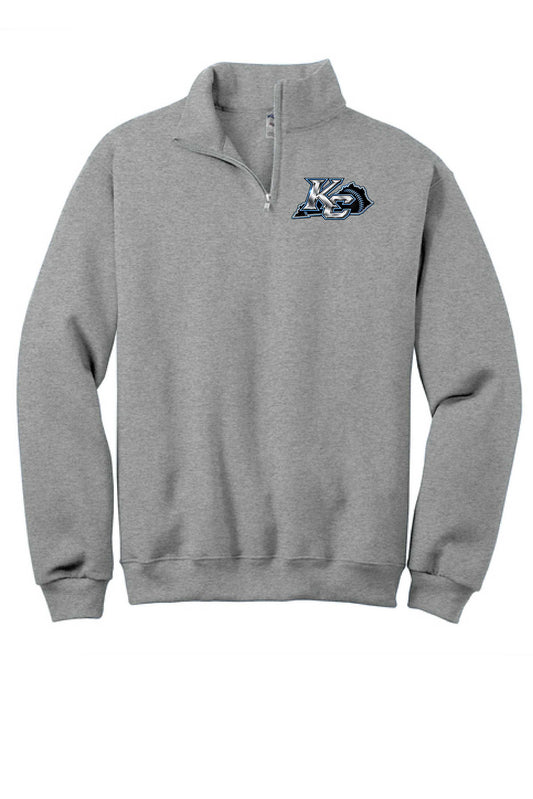 KENTUCKY CHROME BASEBALL 1/4 ZIP SWEATSHIRT (JERZEES)