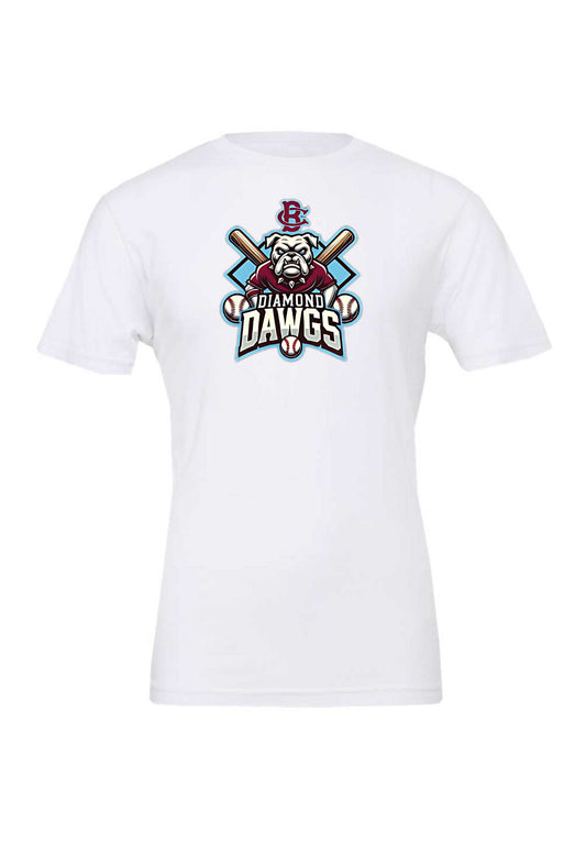 Diamond Dawgs Logo White Apparel