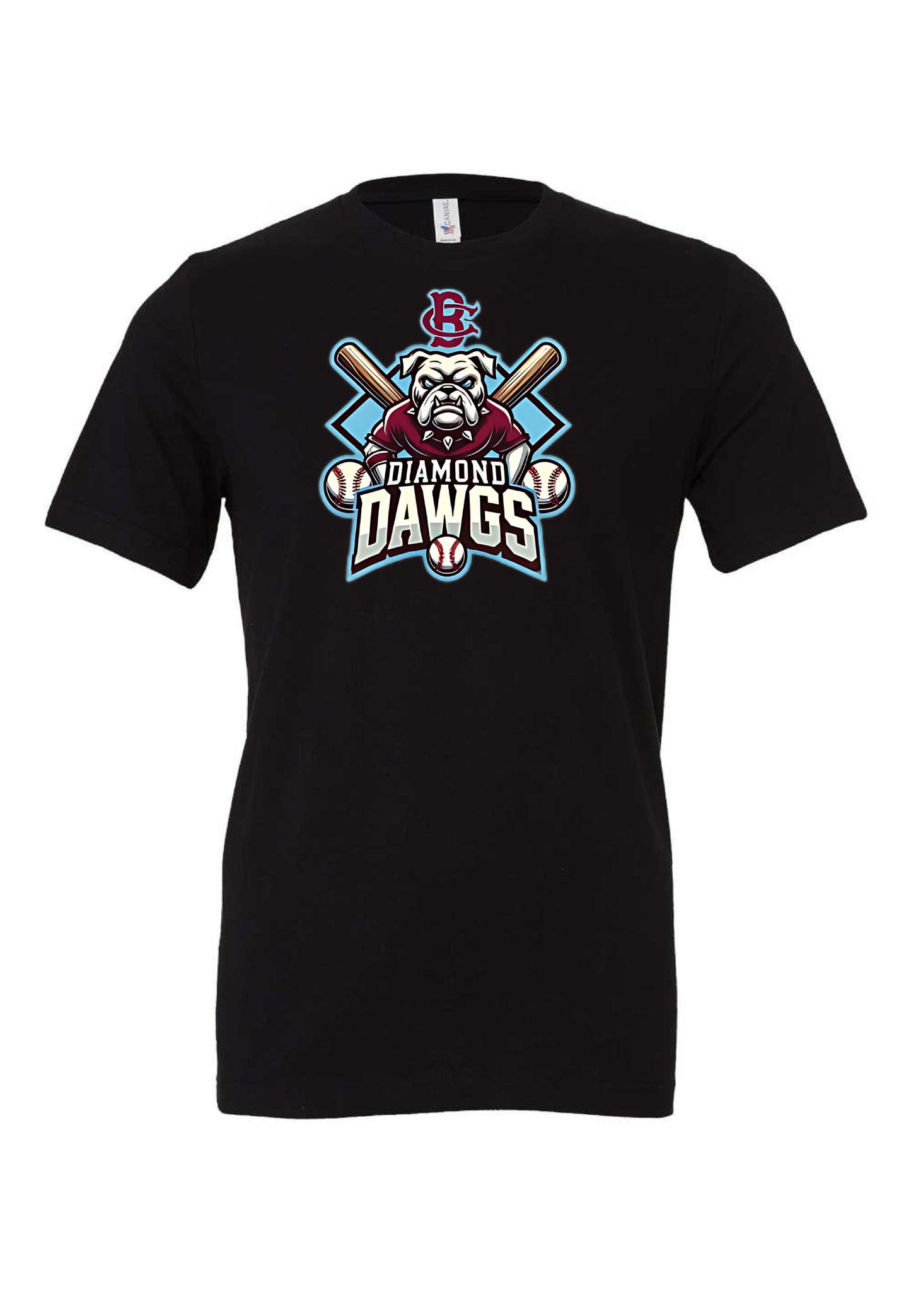 Diamond Dawgs Logo Black Apparel