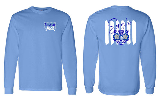 Sorgho Elementary Wildcats with Bow Long Sleeve T-Shirt