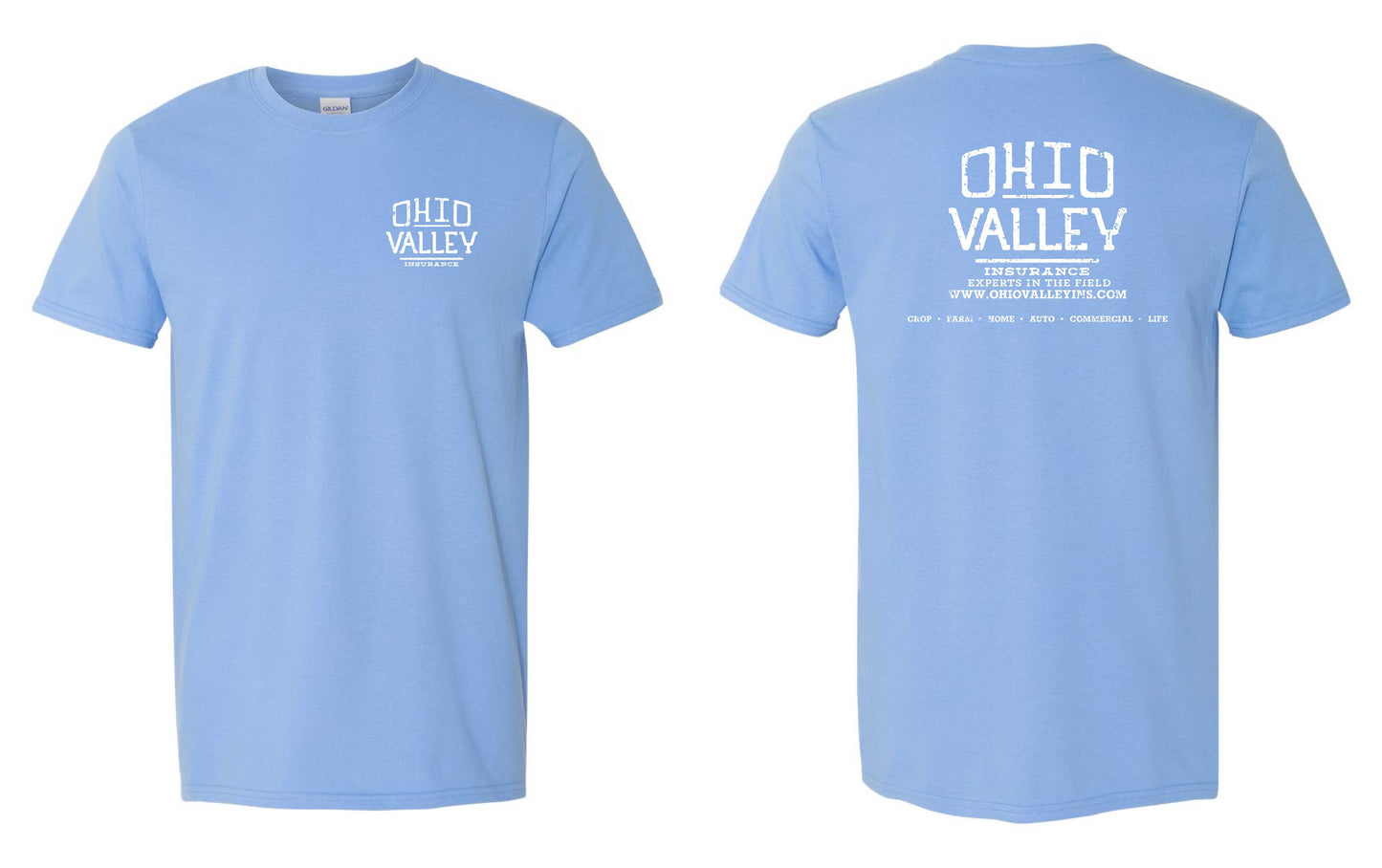 Ohio Valley Gildan Softstyle with White Ink