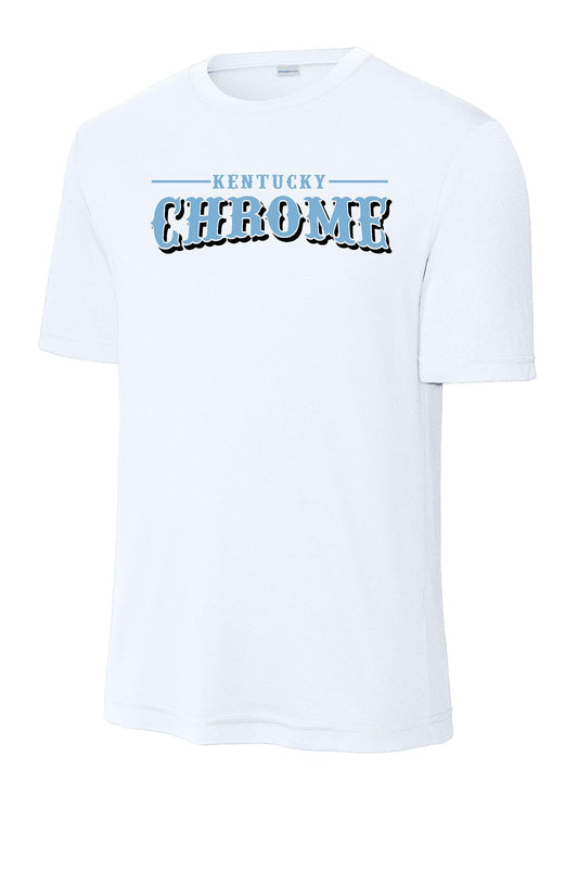 Chrome logo White Dry Fit Tee