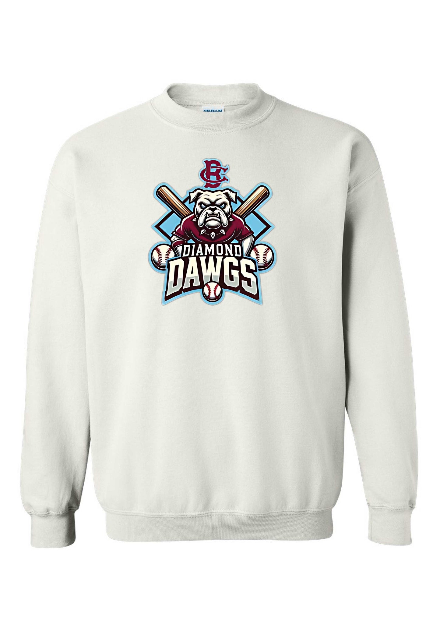 Diamond Dawgs Logo White Apparel