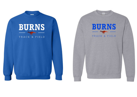 BURNS TRACK & FIELD CREW SWEATSHIRT