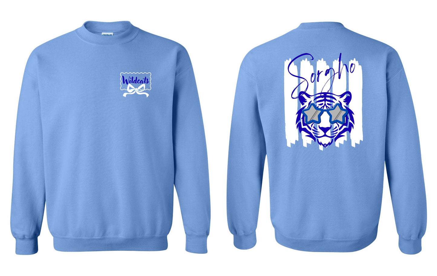 Sorgho Elementary Wildcats with Bow Crew Sweatshirt