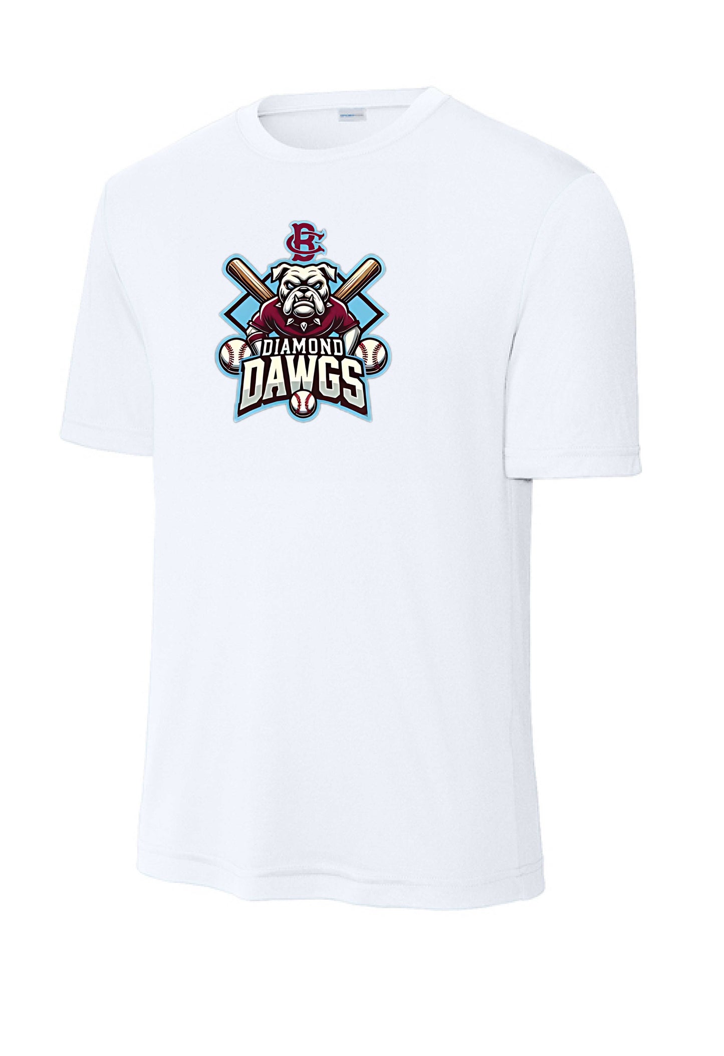 Diamond Dawgs Logo White Apparel