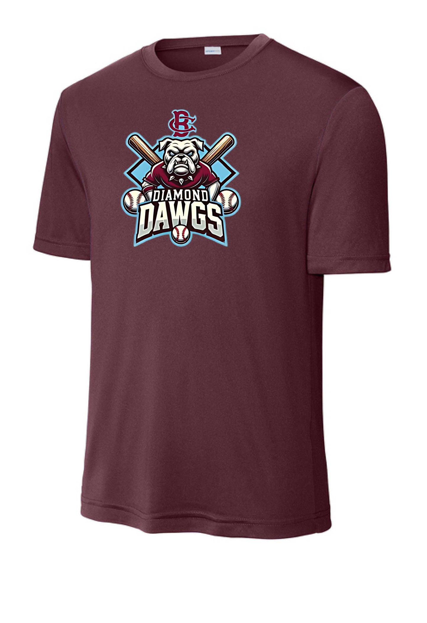 Diamond Dawgs Logo Maroon Apparel