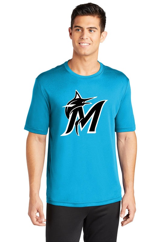 MARLINS DRY FIT TEE NO BACK