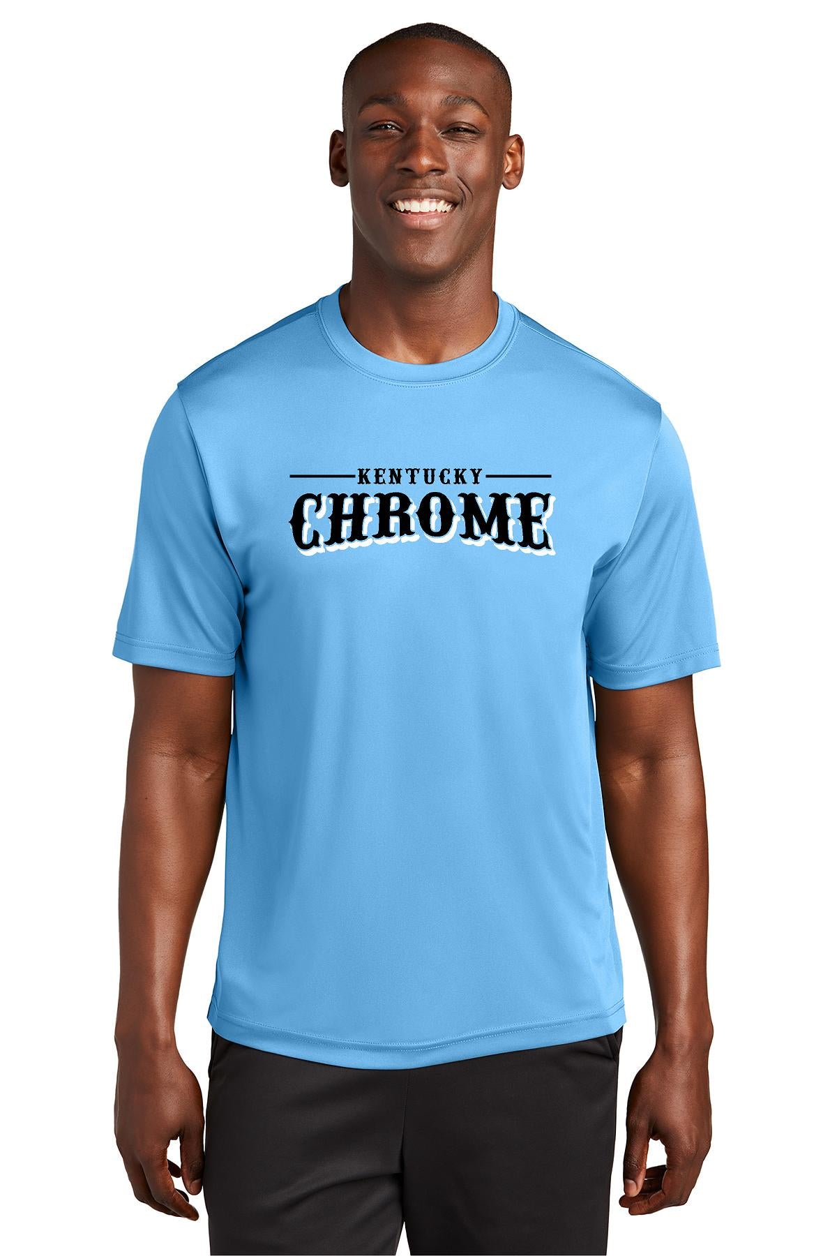 Chrome logo Blue Dri-Fit Tee