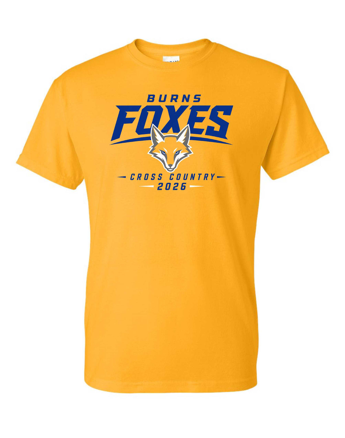 BURNS FOXES CROSS COUNTRY GOLD APPAREL