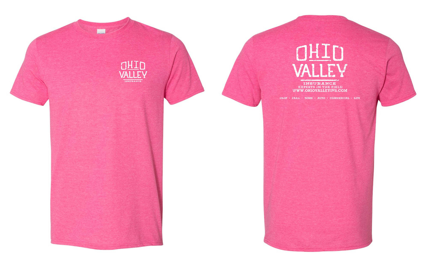 Ohio Valley Gildan Softstyle with White Ink