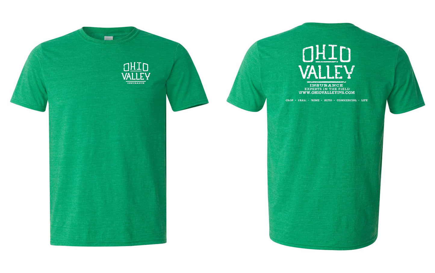Ohio Valley Gildan Softstyle with White Ink