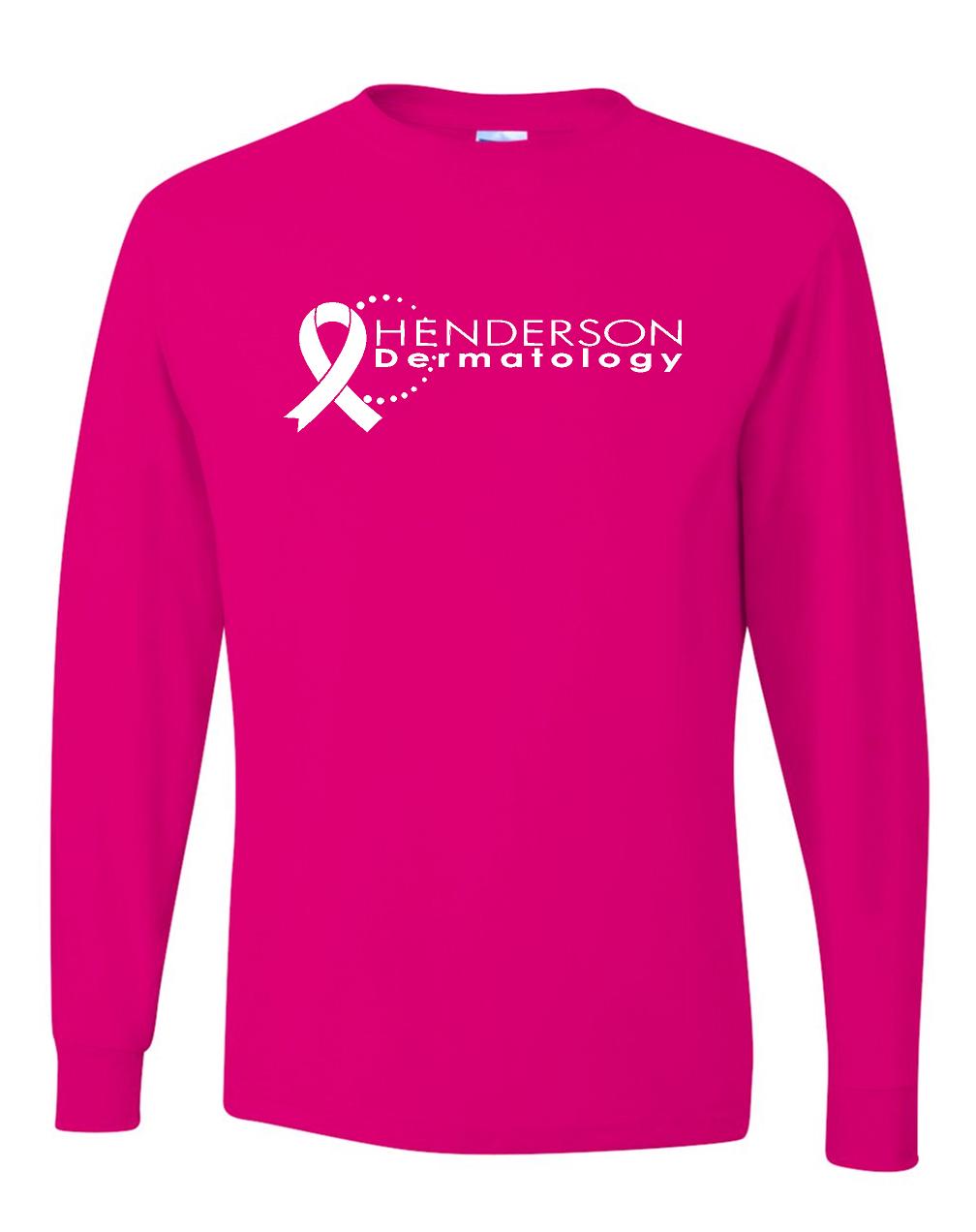 Henderson Dermatology PINK shirts
