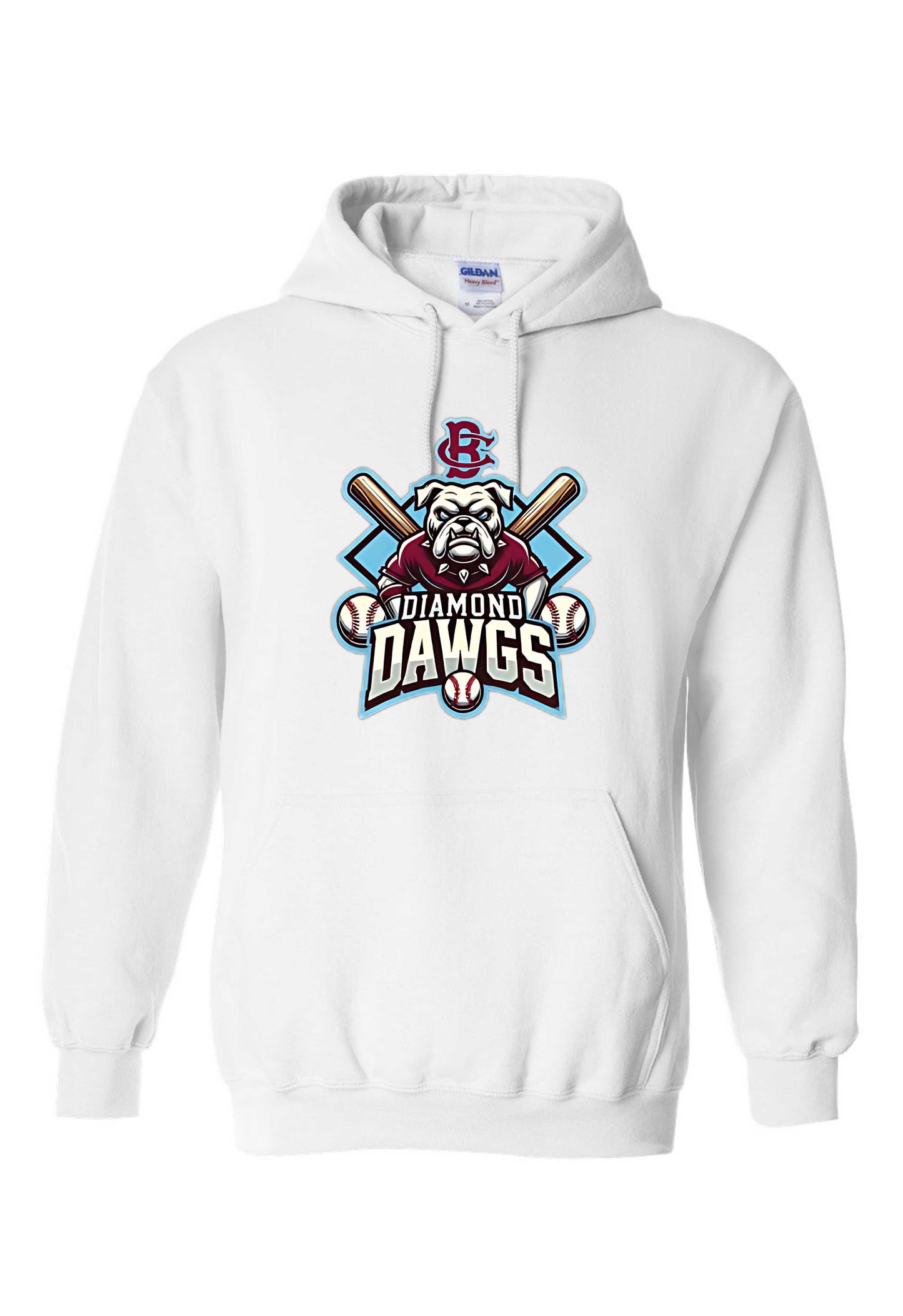 Diamond Dawgs Logo White Apparel