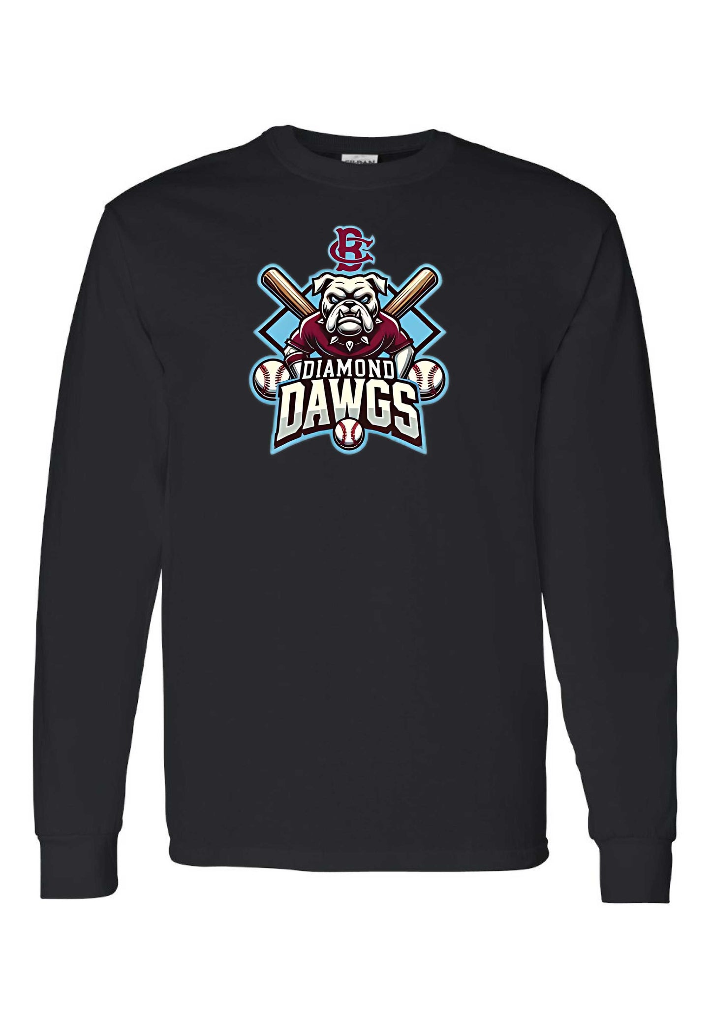 Diamond Dawgs Logo Black Apparel