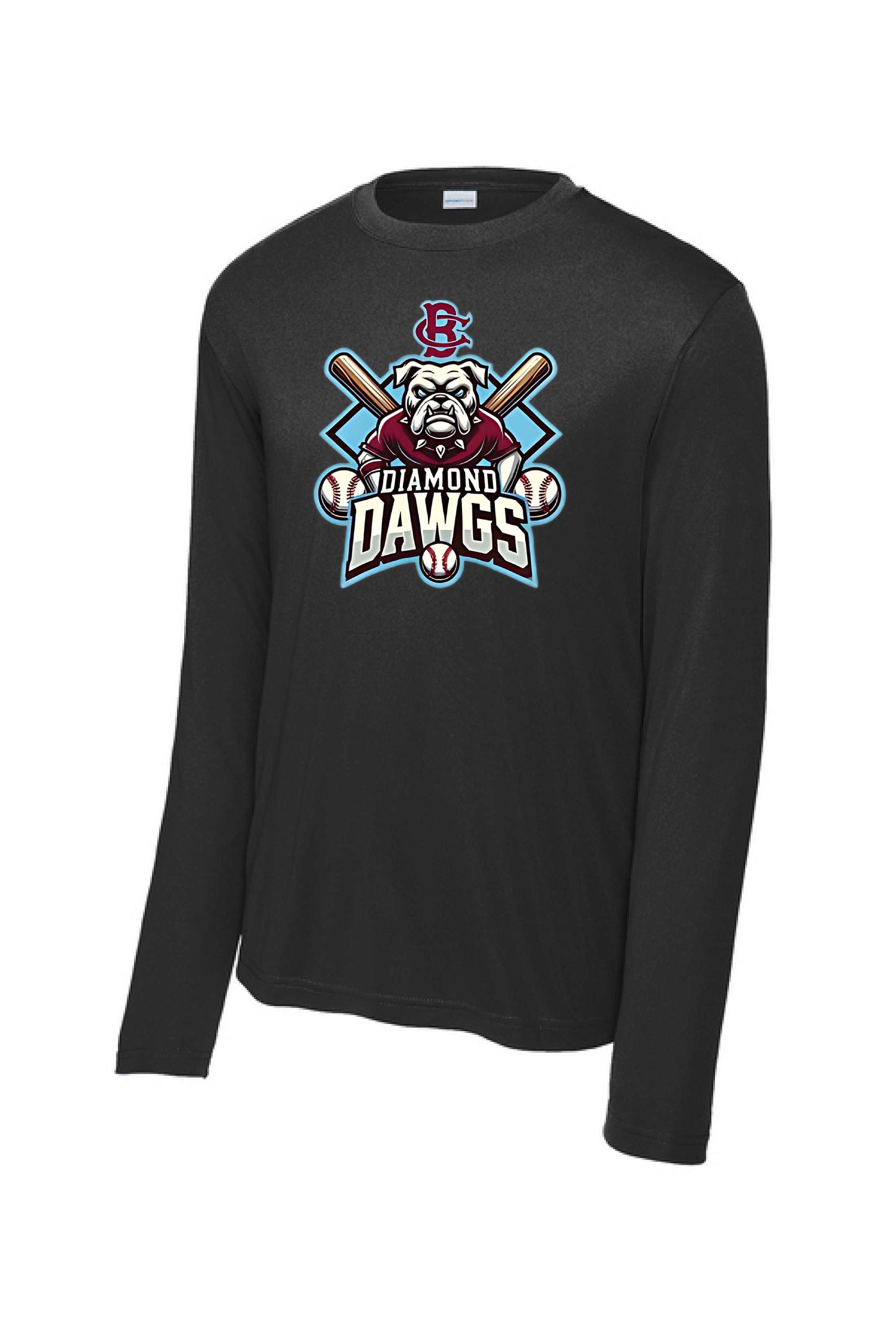 Diamond Dawgs Logo Black Apparel