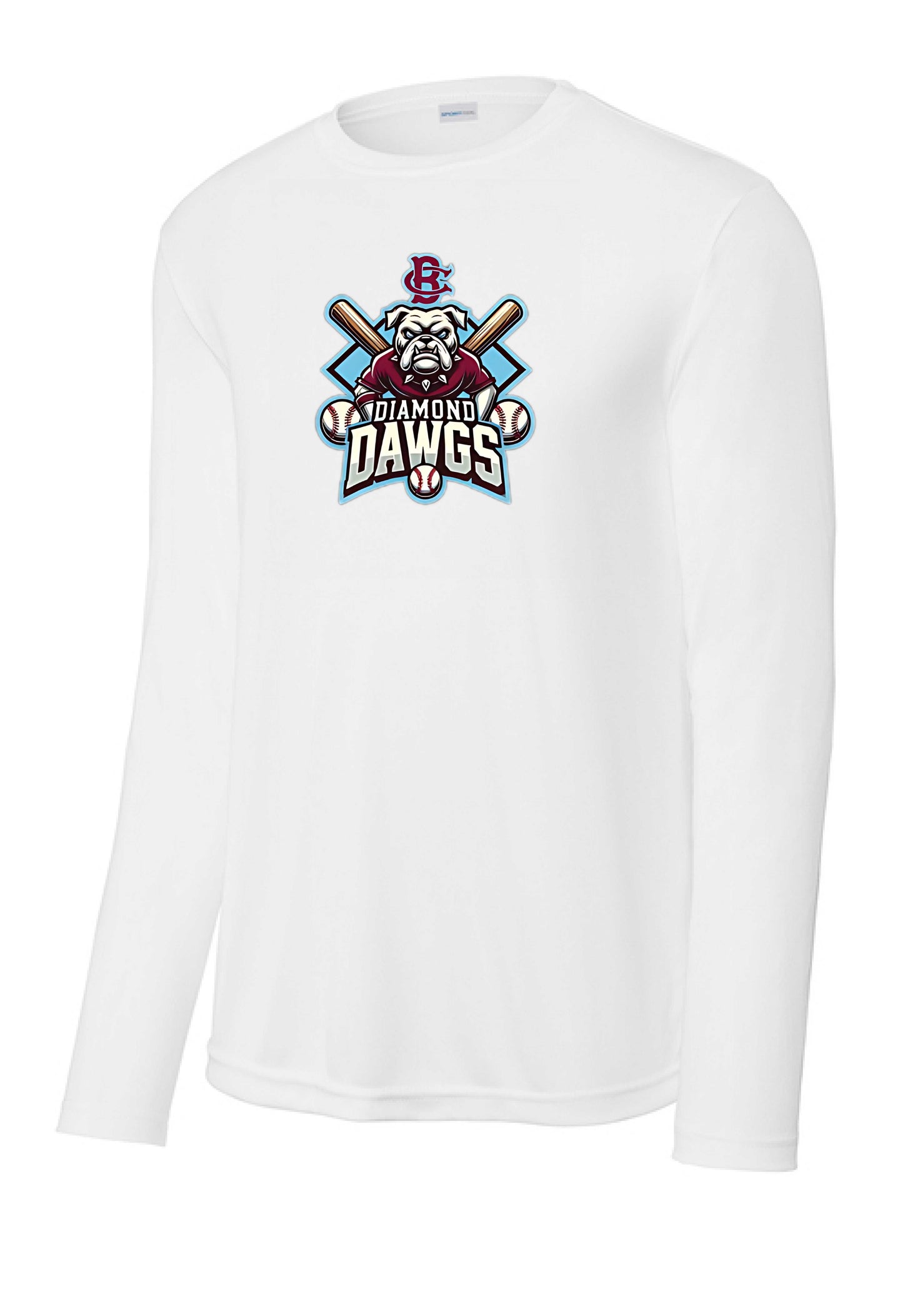 Diamond Dawgs Logo White Apparel