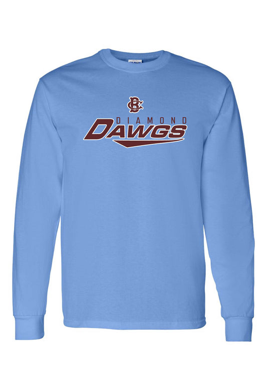 Diamond Dawgs Swoosh Blue Apparel
