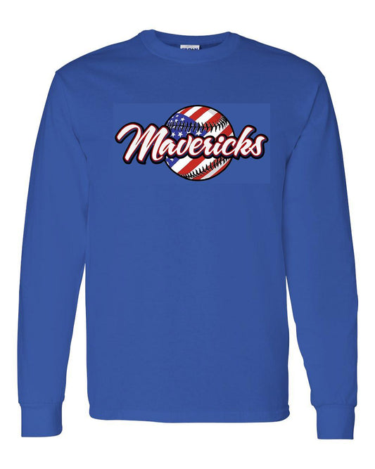 MAVERICKS GILDAN LONG SLEEVE TEE