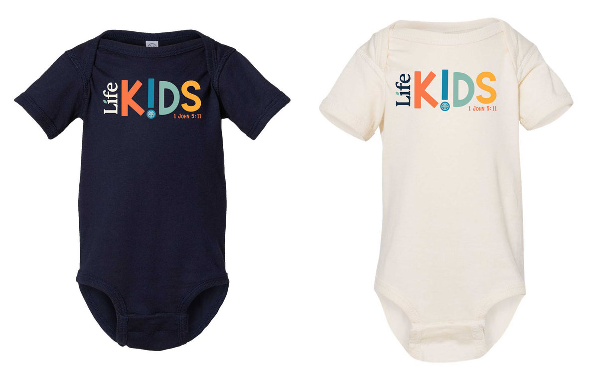 LIFE KIDS SHORT SLEEVE ONESIE