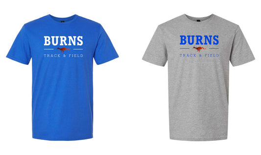 BURNS TRACK & FIELD GILDAN SOFTSYLE TEE