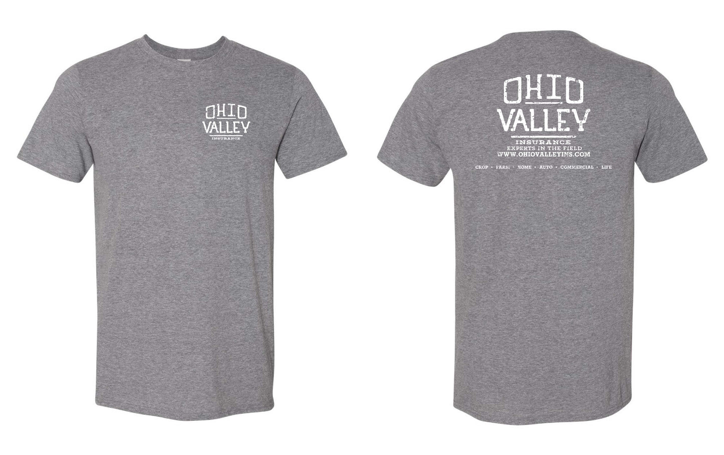 Ohio Valley Gildan Softstyle with White Ink