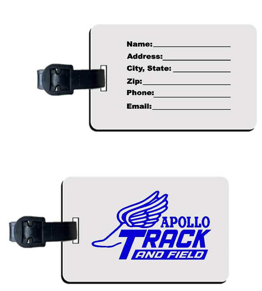 APOLLO TRACK AND FIELD LUGGAGE TAG