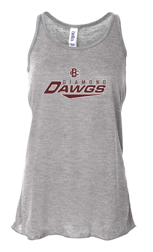 DIAMOND DAWG SWOOSH LOGO BELLA TANK TOP