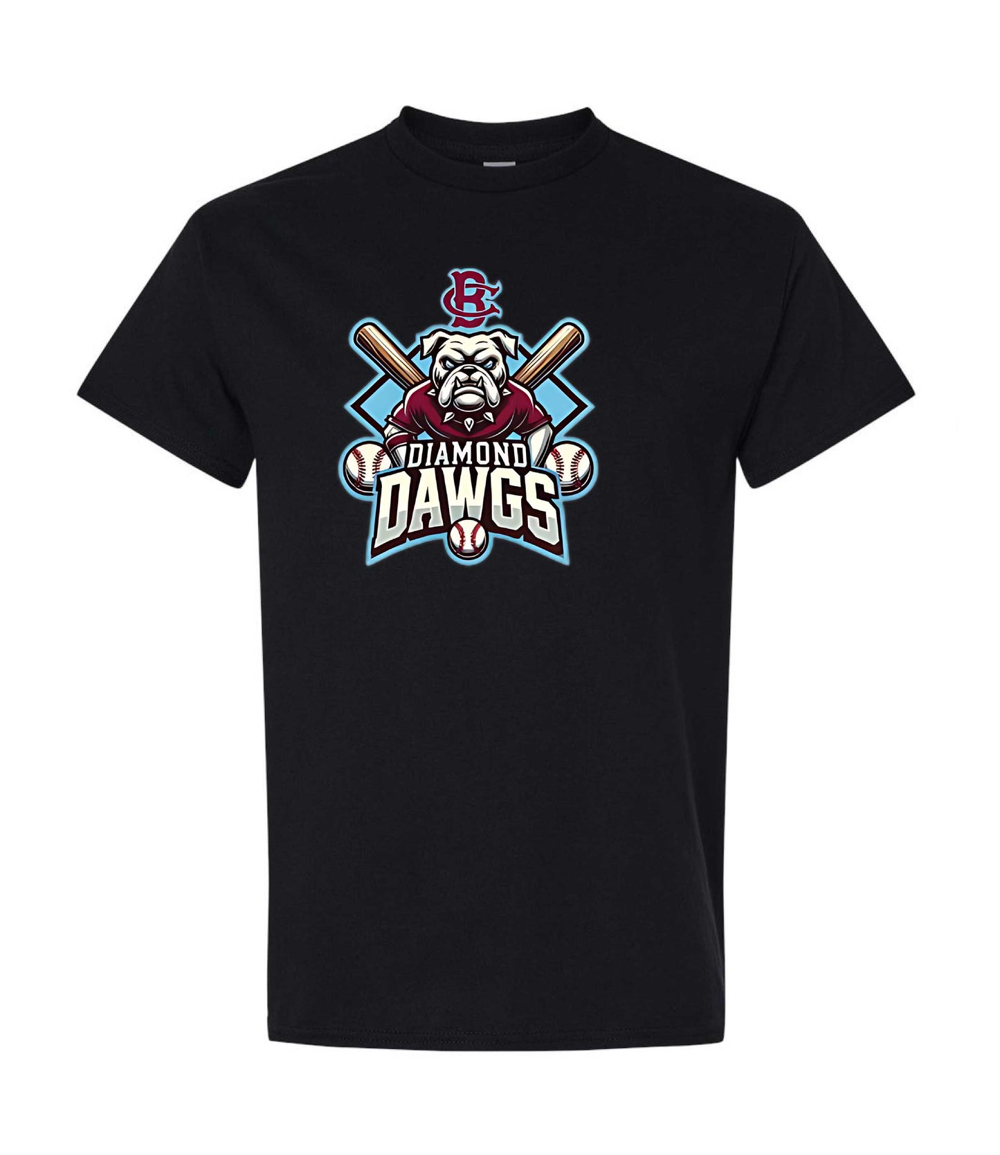 Diamond Dawgs Logo Black Apparel