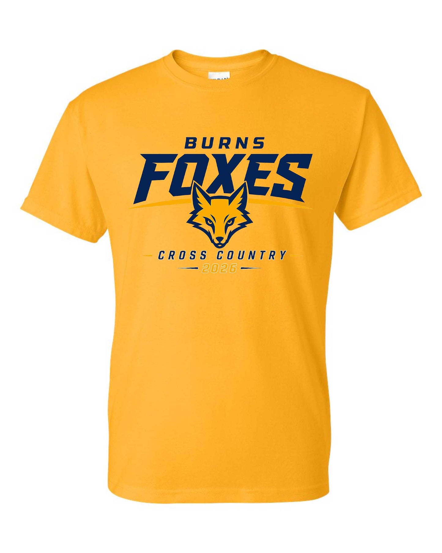 BURNS FOXES CROSS COUNTRY GOLD APPAREL